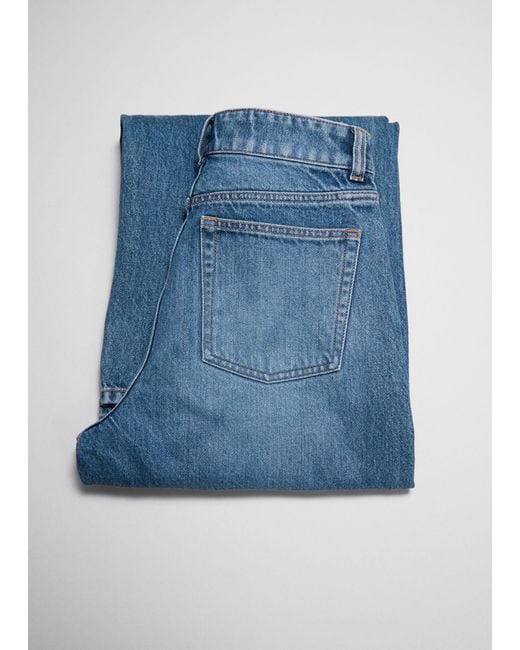& Other Stories Blue Weite, Lange Jeans