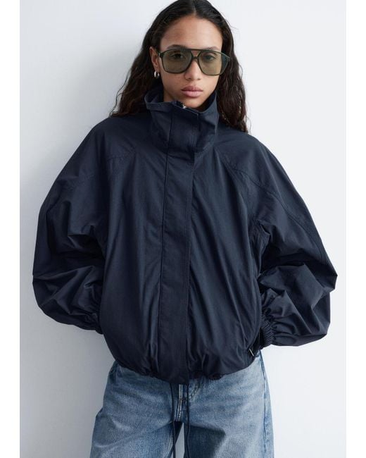 & Other Stories Black Oversized Aviator Sunglasses