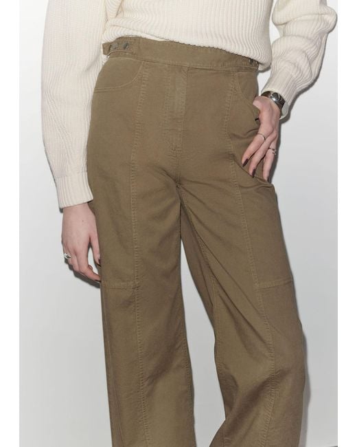 & Other Stories Natural Straight Utility Trousers