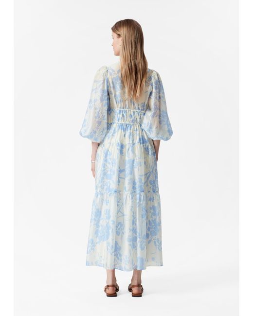 Robe Midi À Plusieurs Niveaux & Other Stories en coloris Blue