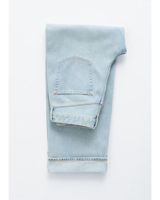 & Other Stories White Barrel-Leg Jeans