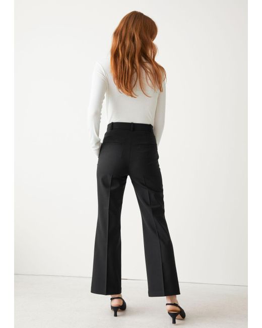 \u0026 Other Stories Wool Kick Flare Pants 