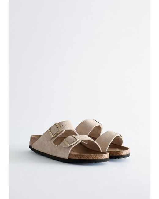 & Other Stories Natural Birkenstock Arizona Sandals