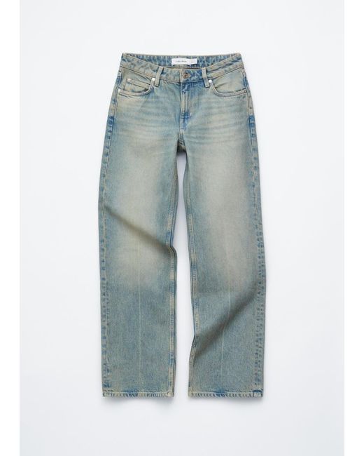 & Other Stories White Straight-Leg Jeans