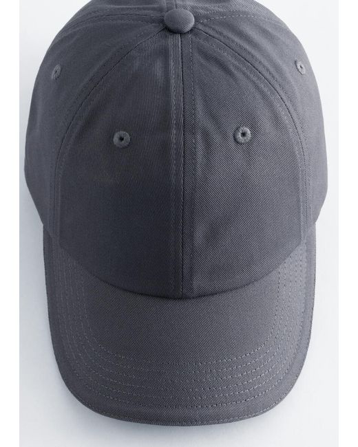 & Other Stories Blue Cotton-Twill Baseball Cap