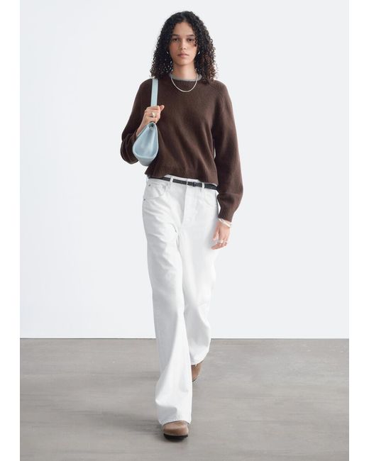& Other Stories Brown Knitted Sweater