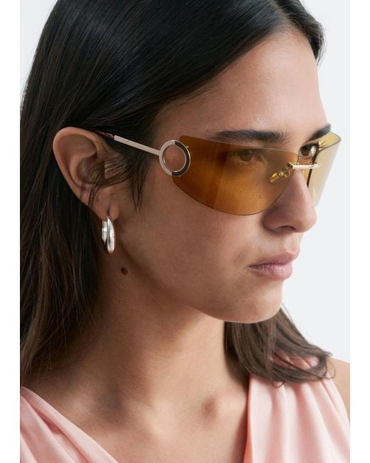 & Other Stories Black Wrap Sunglasses