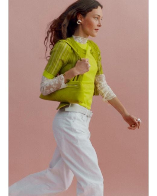 & Other Stories White Barrel-Leg Jeans