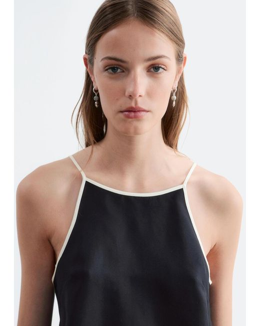 & Other Stories White Silk Tank Top