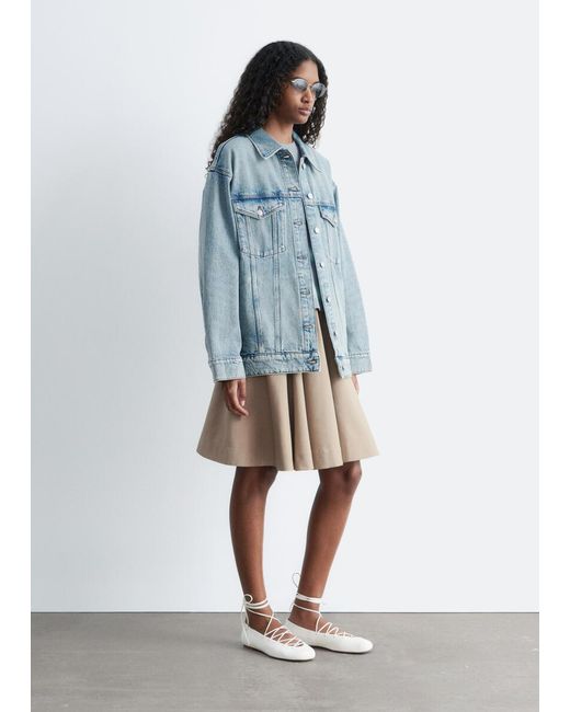 & Other Stories Blue Oversized Denim Jacket