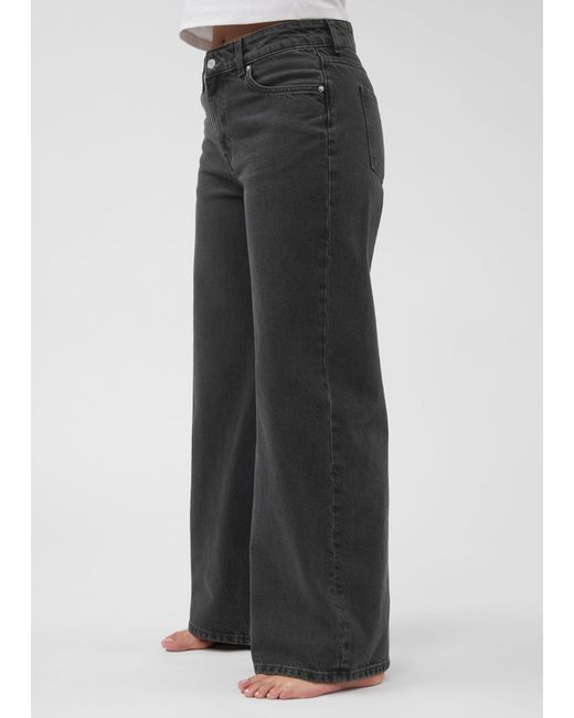 & Other Stories Black Wide Long Jeans