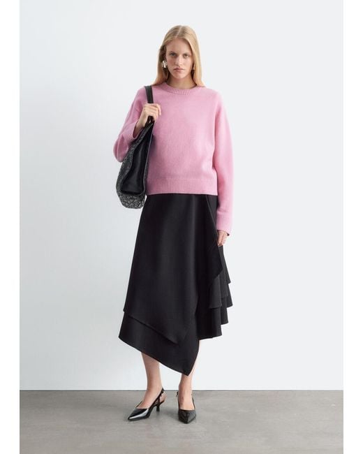 & Other Stories Pink Boxy Knit Jumper