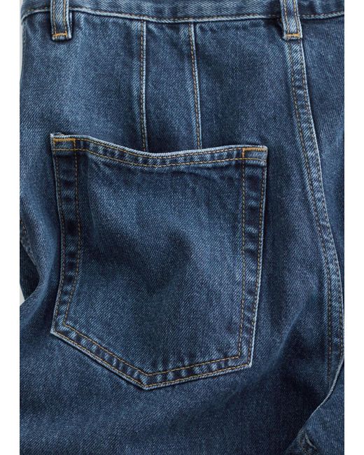 & Other Stories Blue Long Wide-Leg Jeans