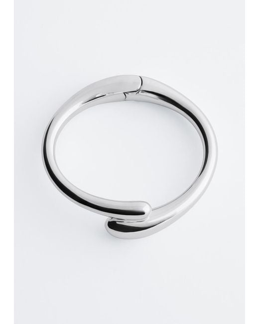 & Other Stories Metallic Cuff Bracelet