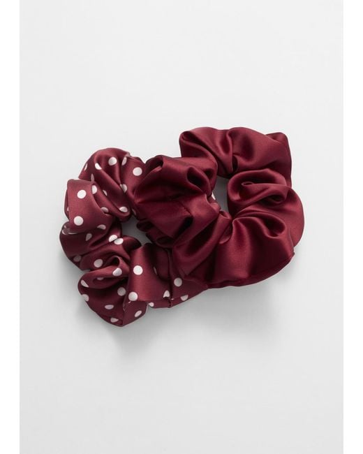Deux Chouchous Satinés & Other Stories en coloris Red
