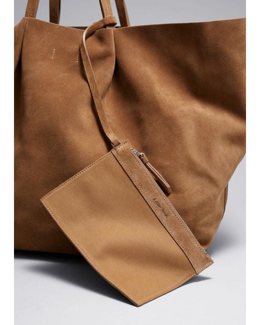 & Other Stories Brown Large Tote Bag