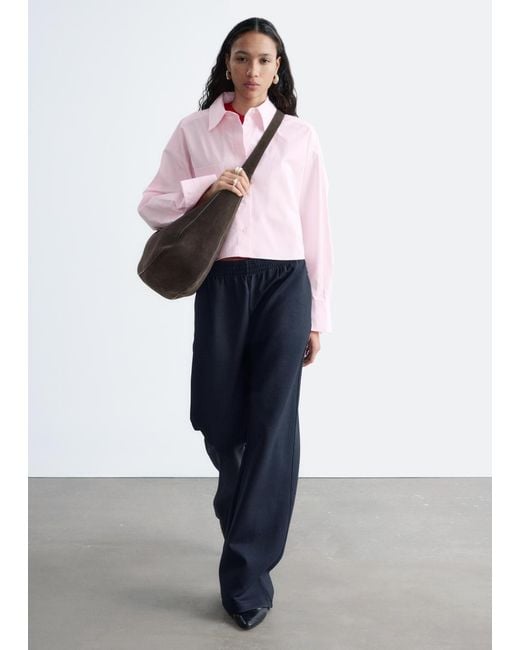 & Other Stories Blue Scuba Joggers