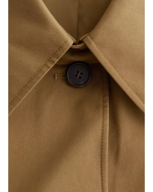 & Other Stories Natural Belted Car Coat