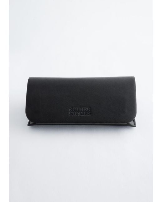 & Other Stories Black Wrap Sunglasses