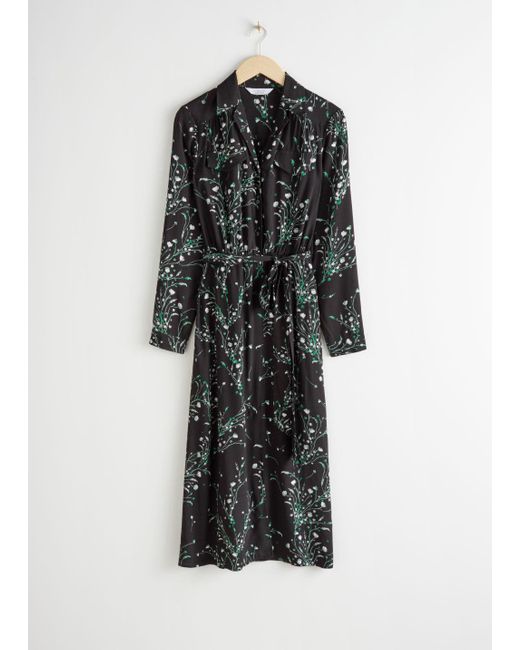 & other stories floral dress