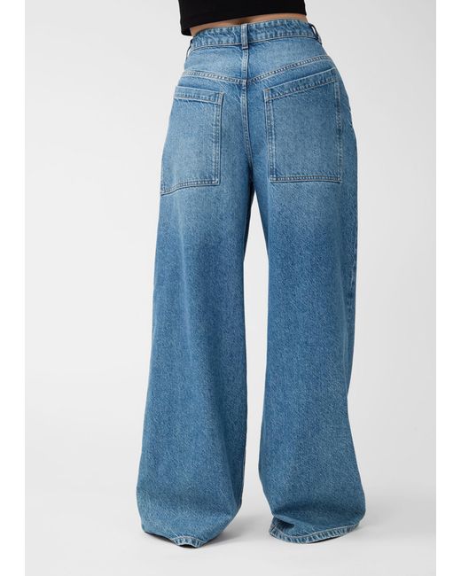 & Other Stories Blue Wide Baggy Jeans