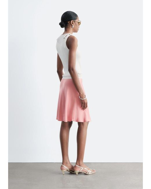 & Other Stories Pink Double-Layer Tank Top