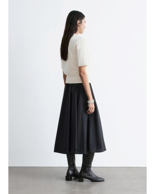 & Other Stories White Rib-Knit T-Shirt