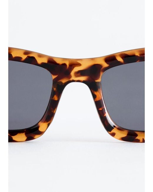 & Other Stories Brown Oval Sunglasses