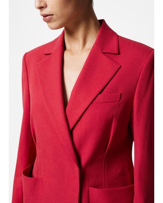 & Other Stories Tailored Waisted Blazer