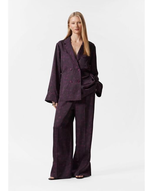 & Other Stories Natural Double-Breasted Shirt Blazer
