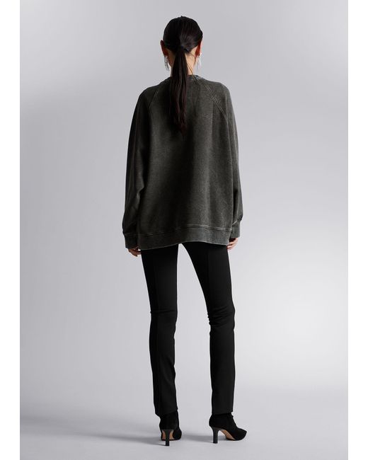 & Other Stories Gray Relaxed Sweatshirt