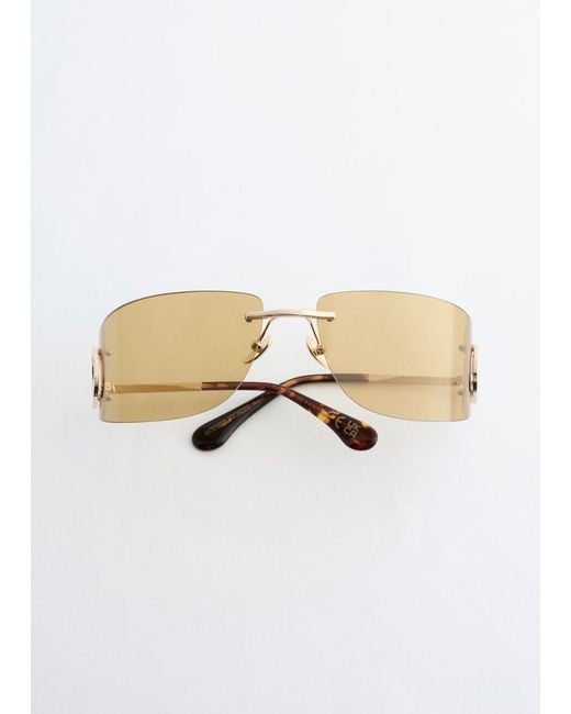 & Other Stories Black Wrap Sunglasses