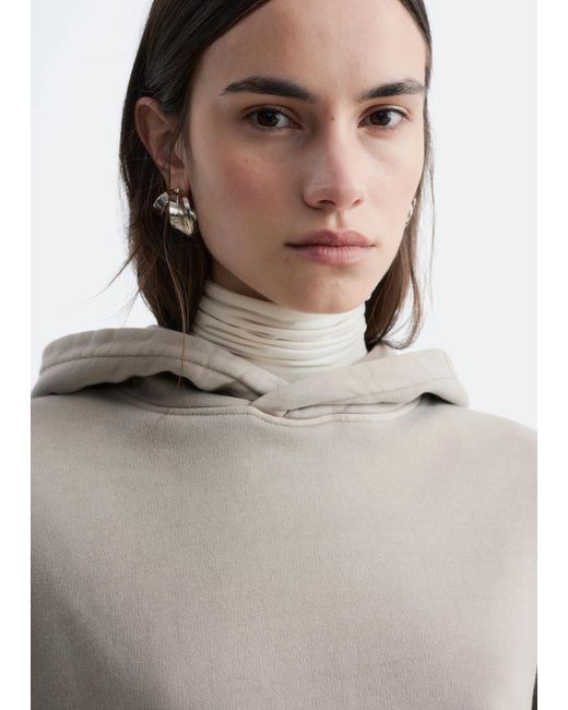 & Other Stories Natural Oversized Hoodie