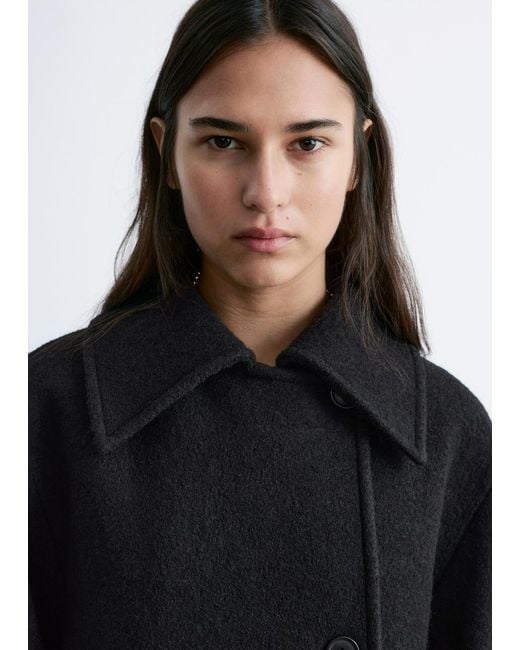 & Other Stories White Oversized Wool Jacket
