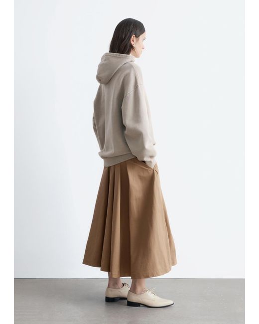 & Other Stories Natural Oversized Hoodie
