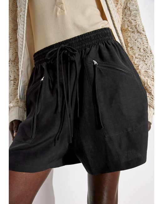 & Other Stories Natural Utility Shorts