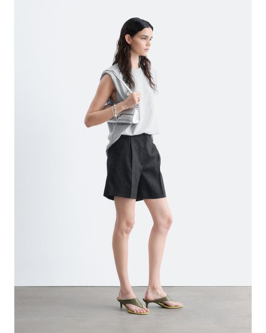 & Other Stories White Sleeveless Top
