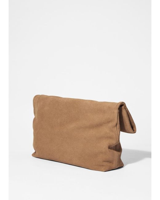 & Other Stories Natural Folded Clutch