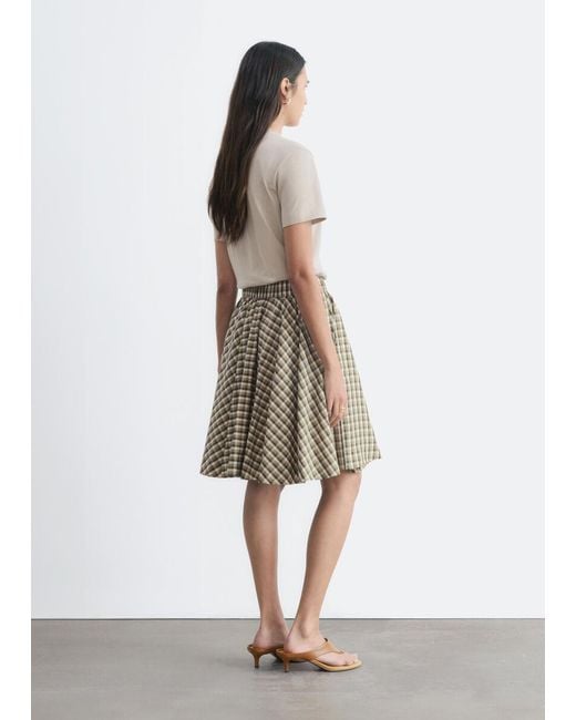 & Other Stories Natural Cotton Crew-Neck T-Shirt
