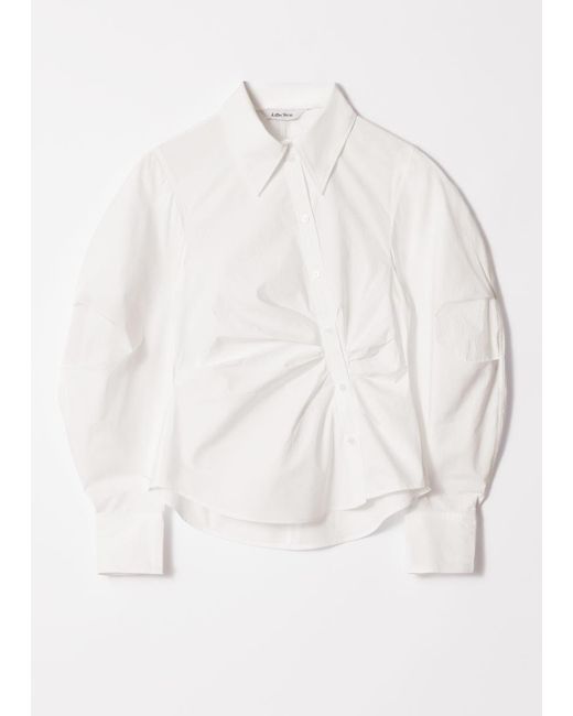 Chemise Asymétrique En Coton & Other Stories en coloris White