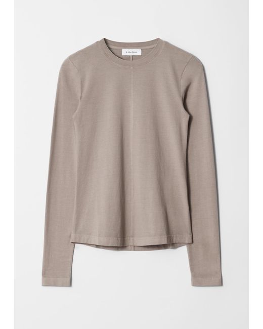 & Other Stories Multicolor Slim Long-Sleeve Top