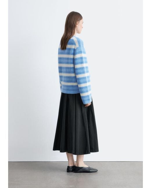 & Other Stories Blue Alpaca-Blend Jumper