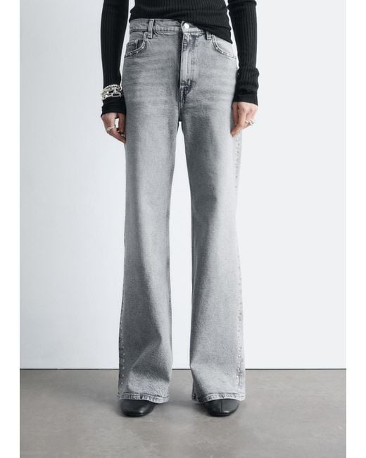 Jean Large À Clous & Other Stories en coloris White