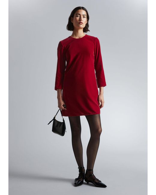 Other stories open back cheap dress
