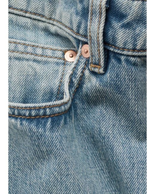 & Other Stories White Mid-Waist Bootcut Jeans