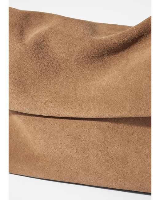 & Other Stories Natural Folded Clutch