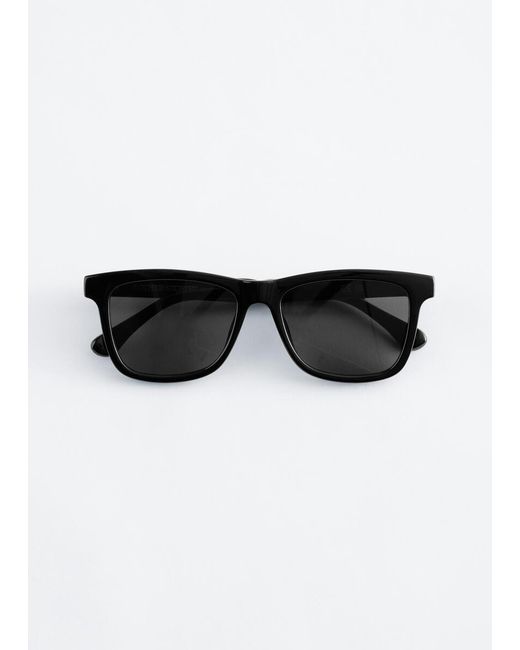 & Other Stories Green Square Sunglasses