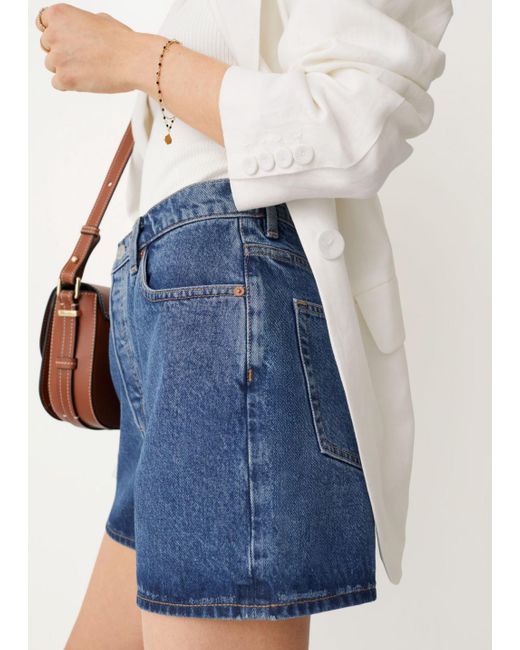 Stories Forever Cut Denim Shorts 