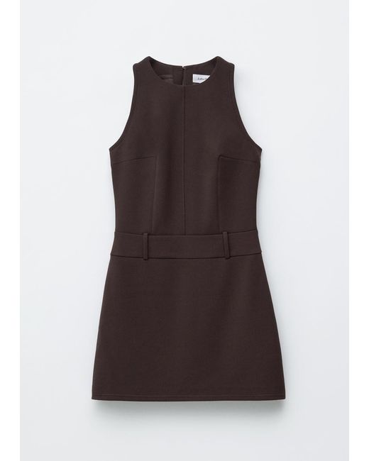 & Other Stories White Sleeveless A-Line Mini Dress