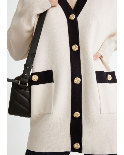 & Other Stories Cotton Oversized Gold Button Cardigan in White - Save 29% -  Lyst